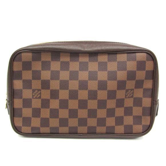 LOUIS VUITTON Brown Damier Pouch